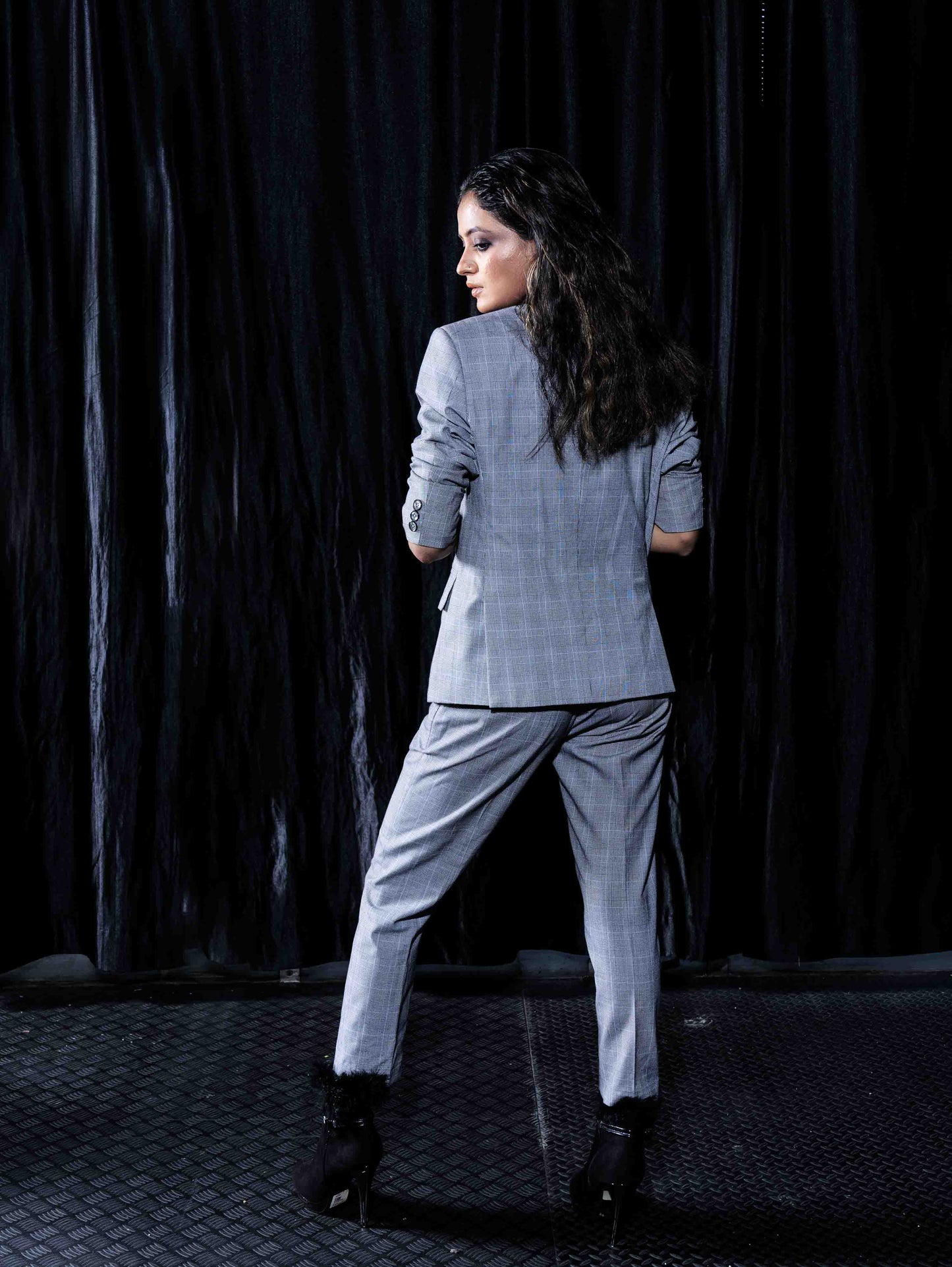 ATA'S "PINSTRIPE SINGLE BREASTED POWER SUIT"