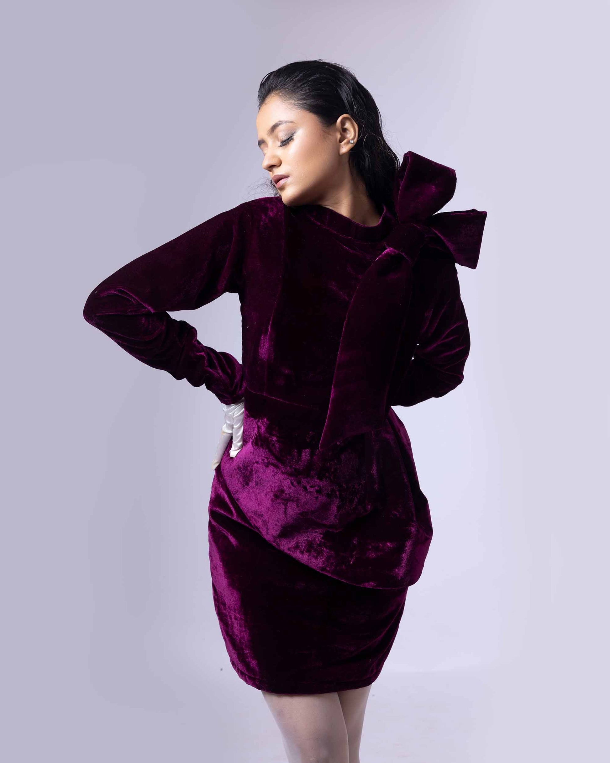 burgundy dress torrid Torrid Womens Dress Size 1 Burgundy V-Neck Long Sleeve