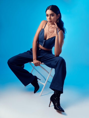 OH MY DENIM CO-ORD SET OF 2 (CORSET & TROUSER)