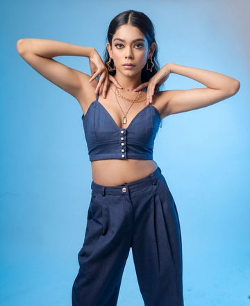 DENIM TAILORED CORSET